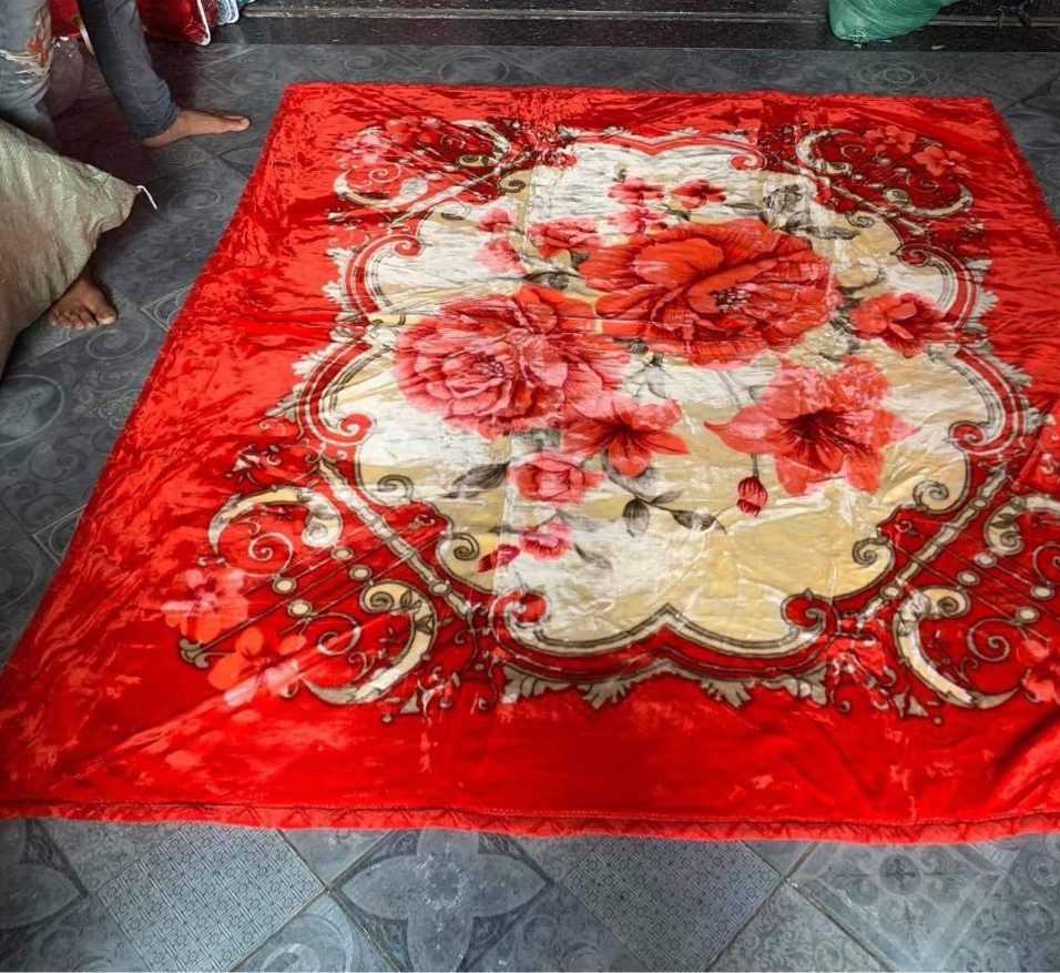 Classic red blanket